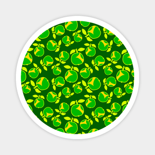 Green apple mesh Magnet